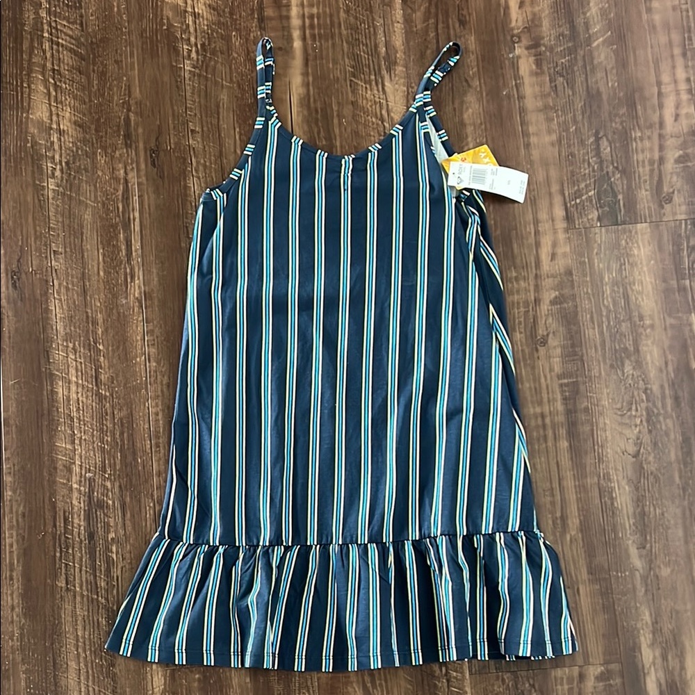 Roxy Girl’s Striped Sleeveless Dress New Size 12